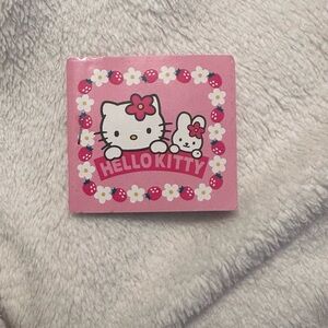 Hello Kitty Pink Flower & Strawberry Compact sticker book